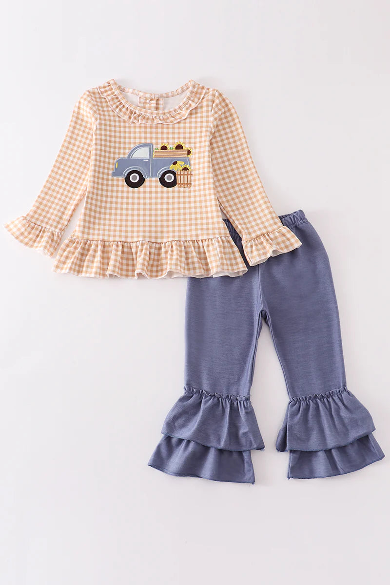 Sunflower girls truck set