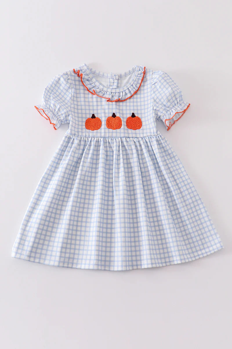 French knot pumpkin dress
