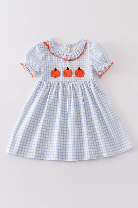 French knot pumpkin dress