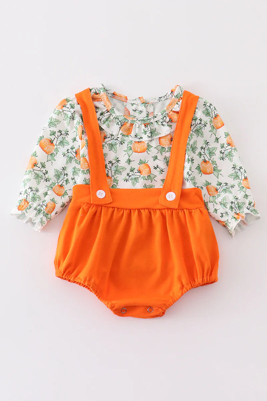 Pumpkin floral bubble set
