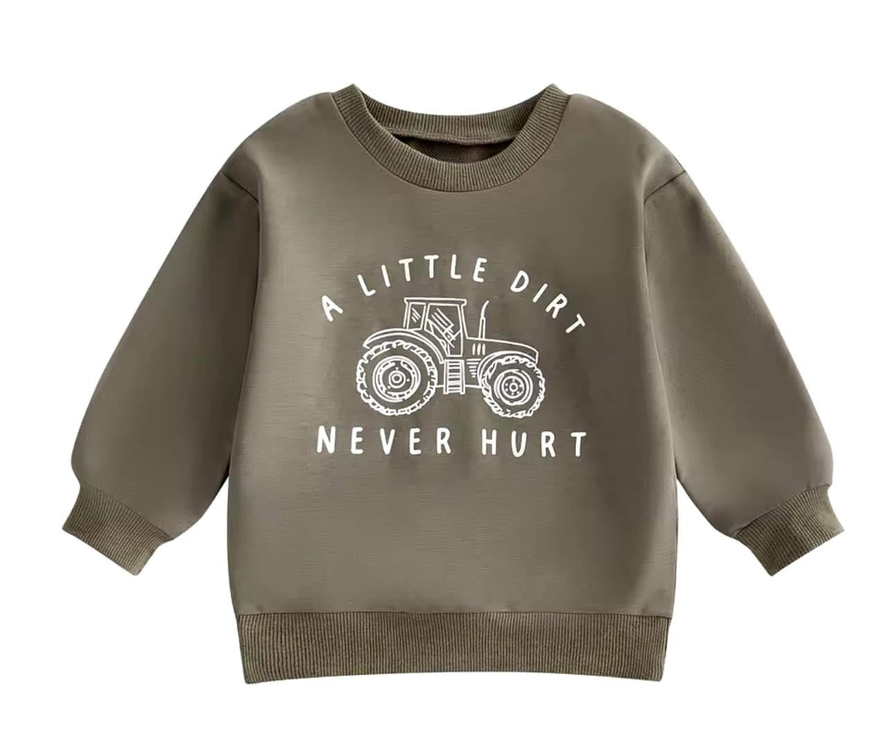 A little dirt pullover