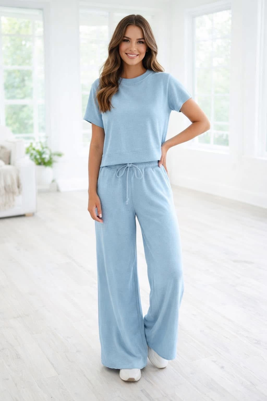 Blue pant set