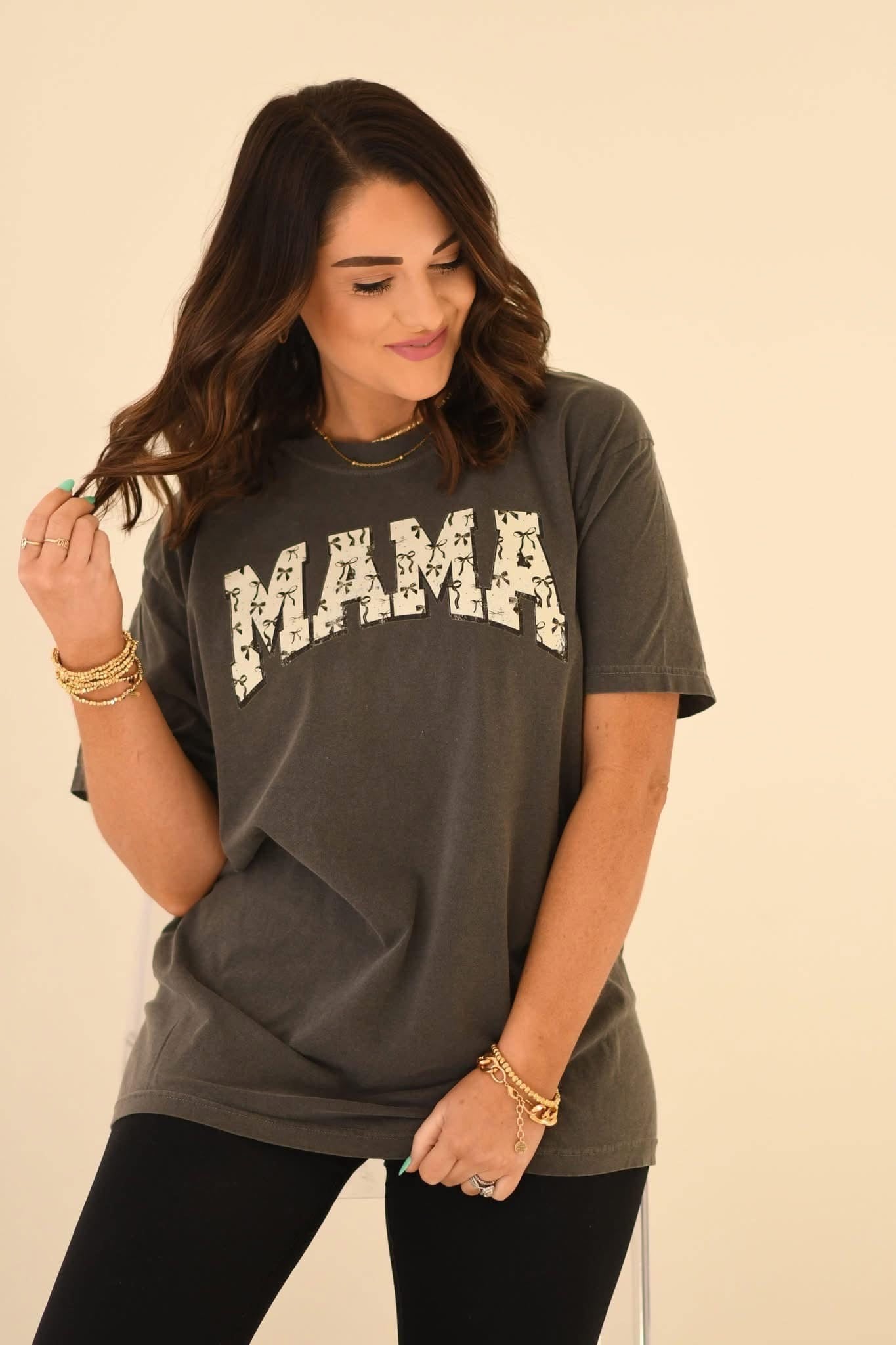 Bow mama tee