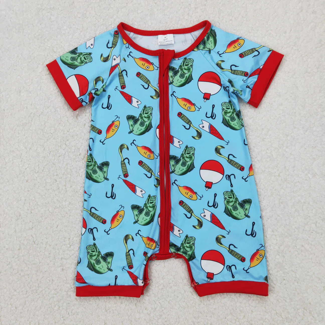 Fishing boys short zippy