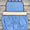 Blue/red ric rac girls bubble