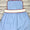 Blue/red ric rac dress