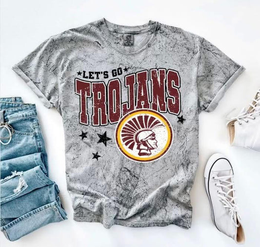 Trojans Colorblast tee- size L
