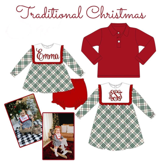 Christmas plaid collection
