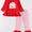 Red Valentine XOXO appliqué girls set