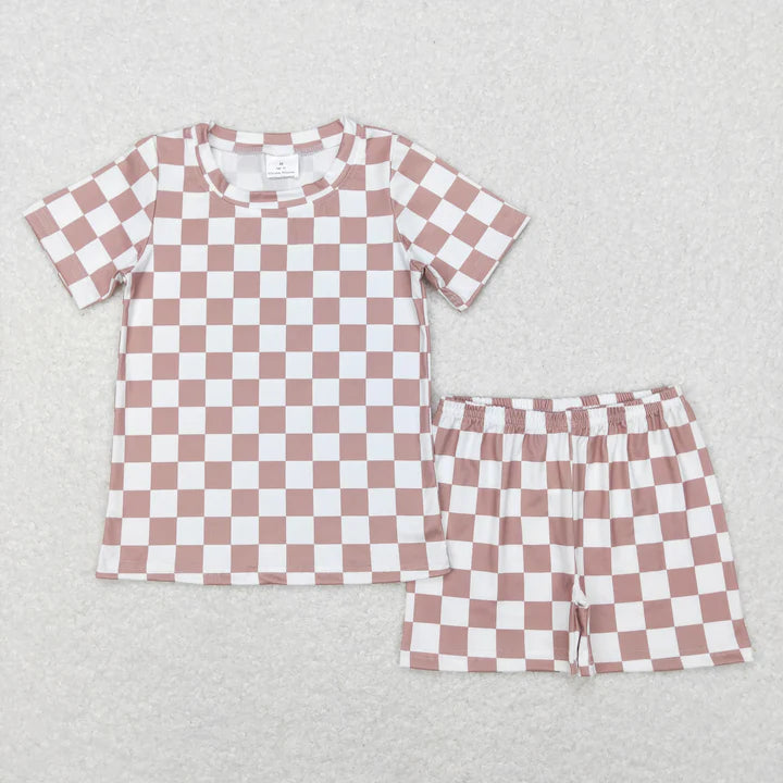 Checker Boys Short Set