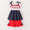Smocked Flag Trio Girl Set