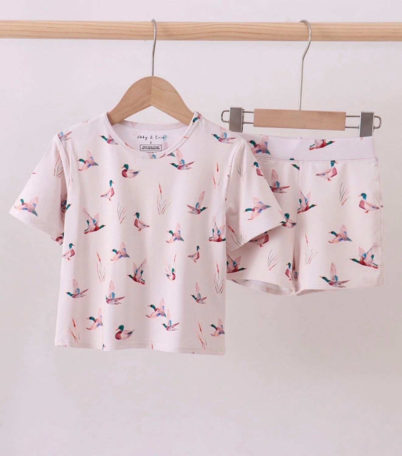 Duck bamboo short set