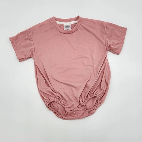 Vintage pink Oversized T-shirt bubble- EMBROIDER ME!