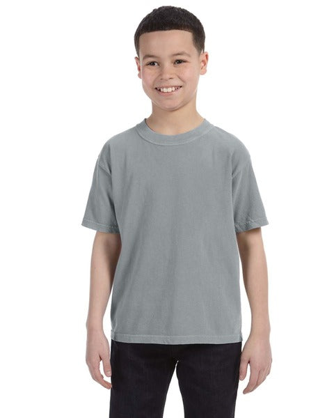 Charcoal T-shirt for embroidery