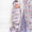 Lavender bow oversized swaddle