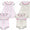 Pink floral smocked dress