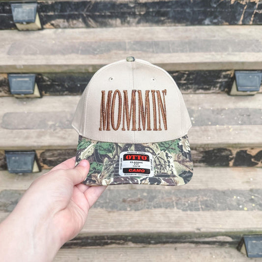 Mommin camo hats