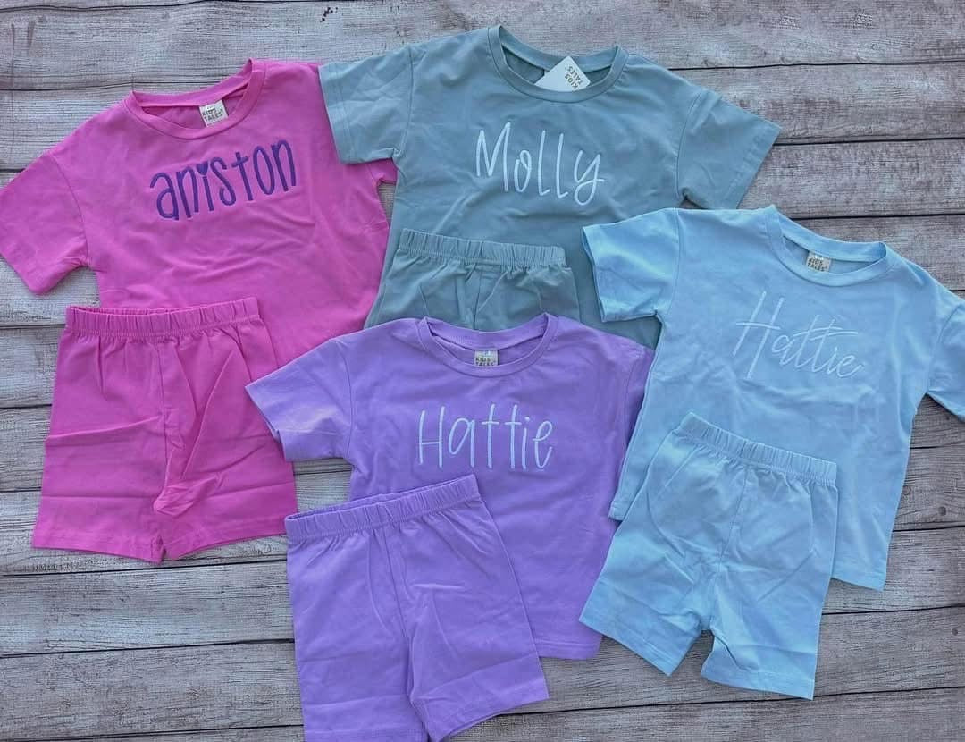 Purple biker set