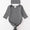Charcoal bamboo baby gown with hat