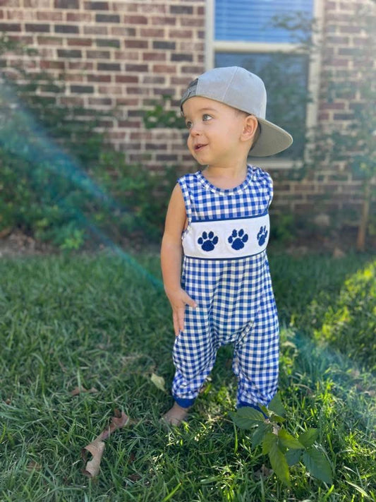 Paw print trio boys longall