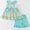 Green Lilly girls set
