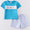 Zoo animal boys short set