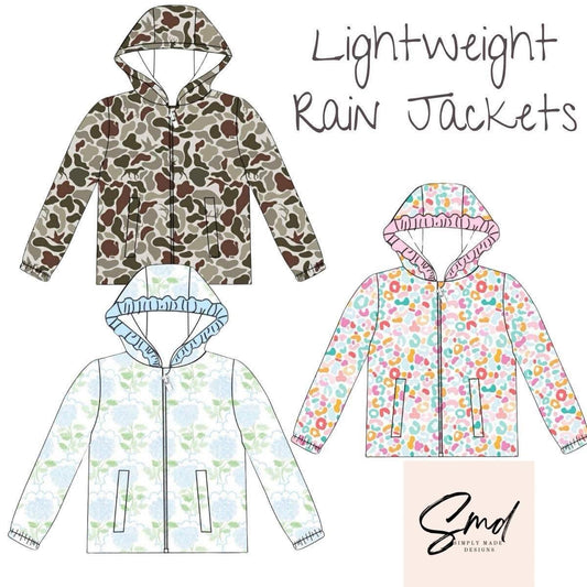 Leopard rain jackets lined