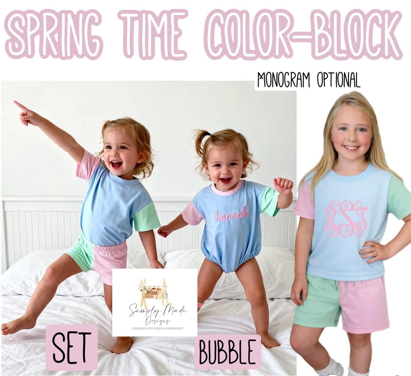 Colorblock bubble