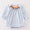 Girls Blue French knot turkey bubble