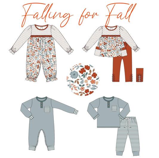 Girls floral pant set