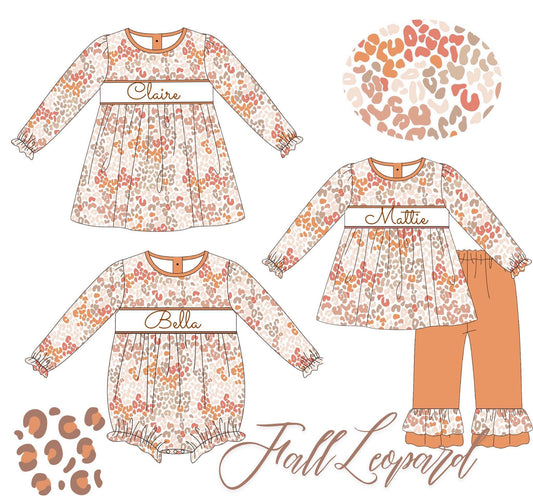 Falling for fall set-3T- includes name