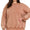 Acid wash plus size pullover - rust