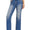 Distressed hem jeans