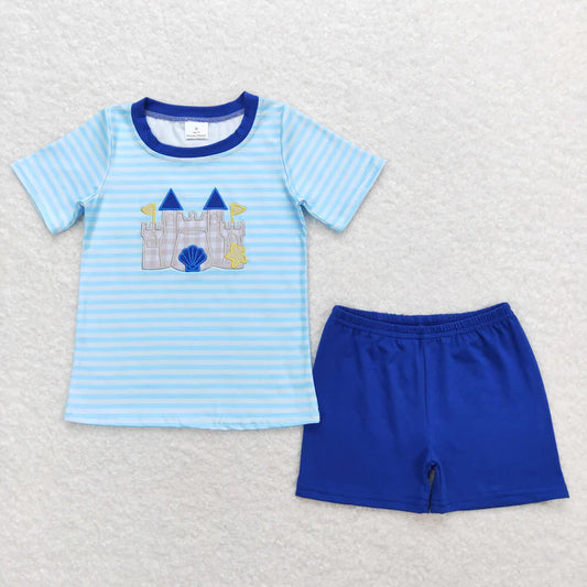 Sand castle boys short set