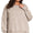 Acid wash hi-low pullover - plus