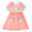 Girls character smocked dress