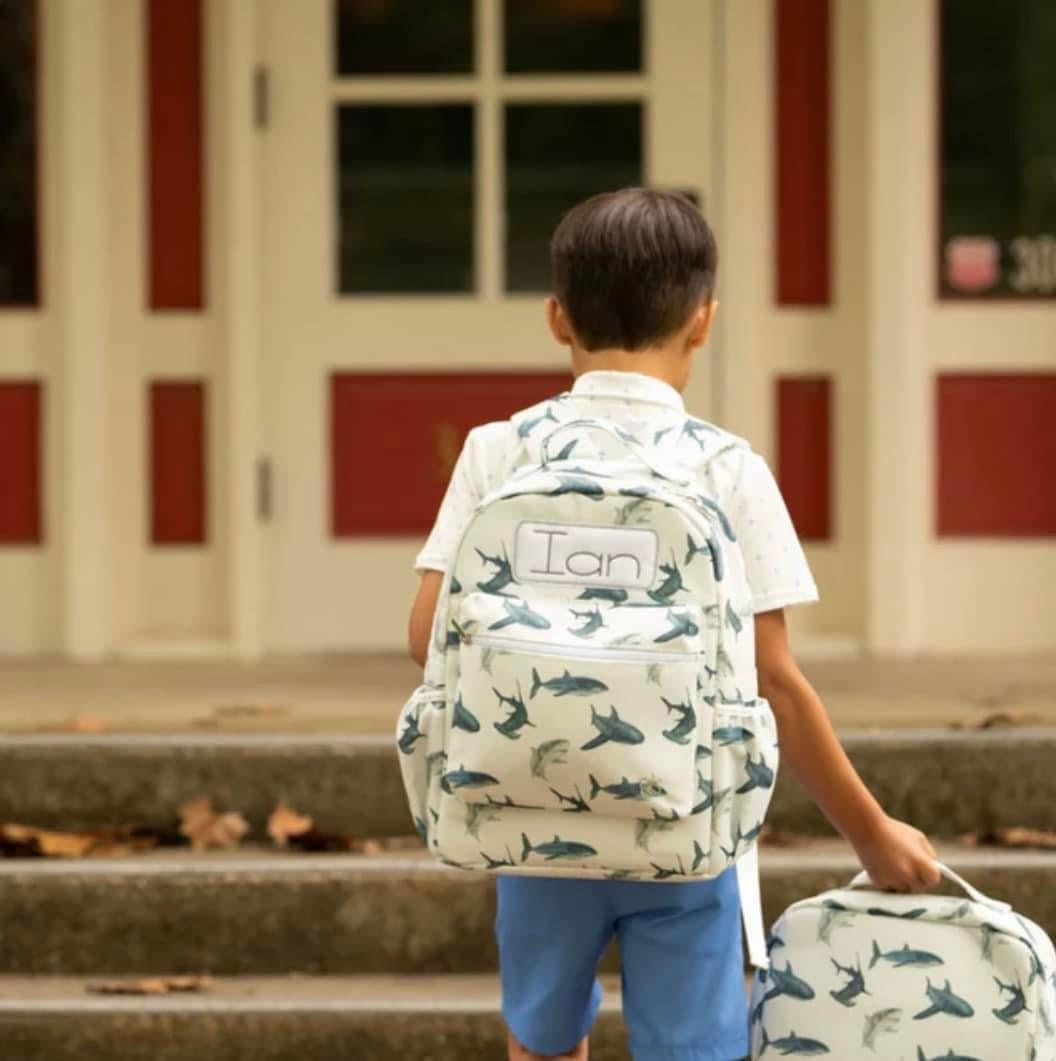 Shark full size backpack- blank