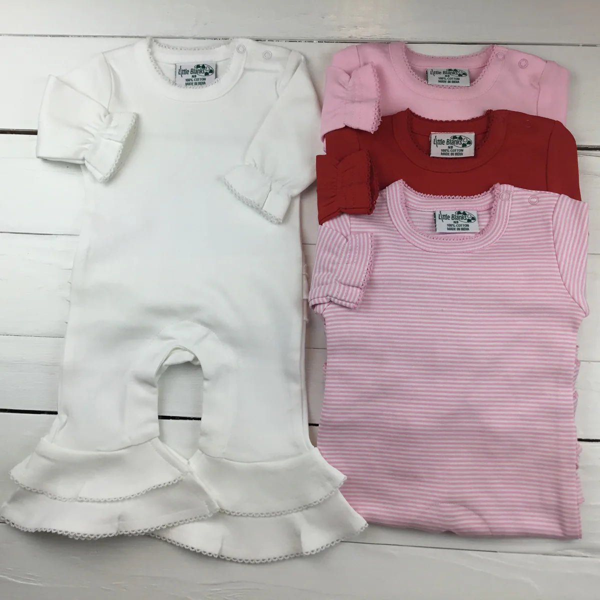 Ruffle baby romper