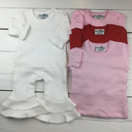 Ruffle baby romper