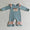 Girls pumpkin romper