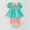Bunny floral bloomer set