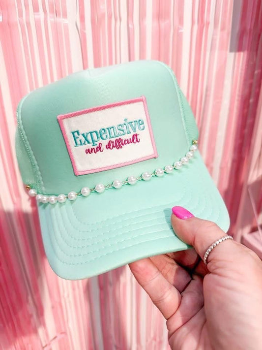 Expensive & difficult trucker hat