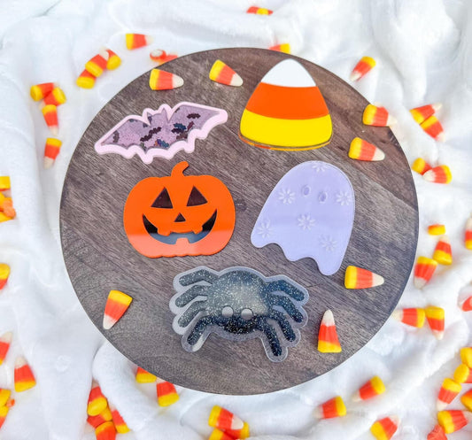 Halloween hair clips