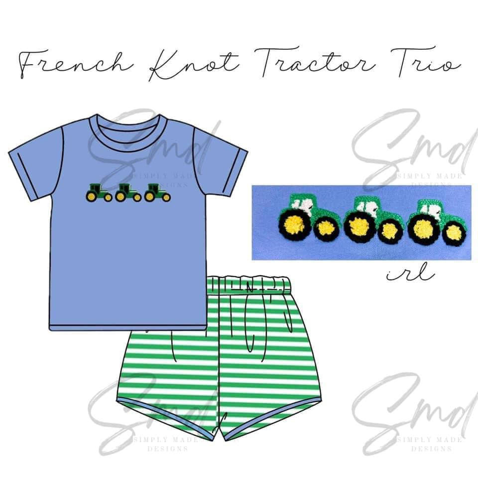 French knot tractors set 18/24M