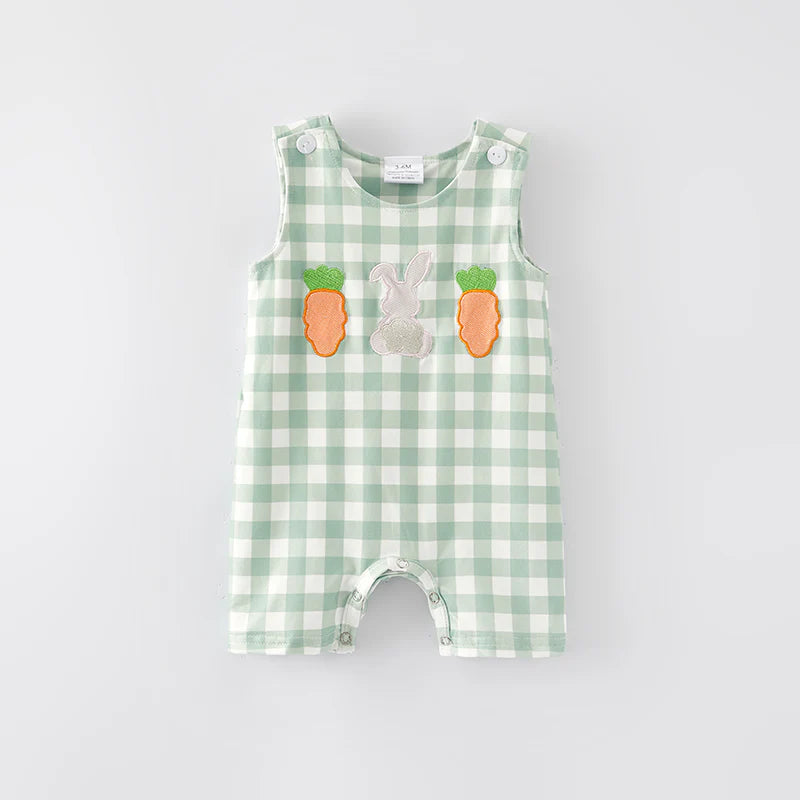 Green gingham bunny Jon Jon