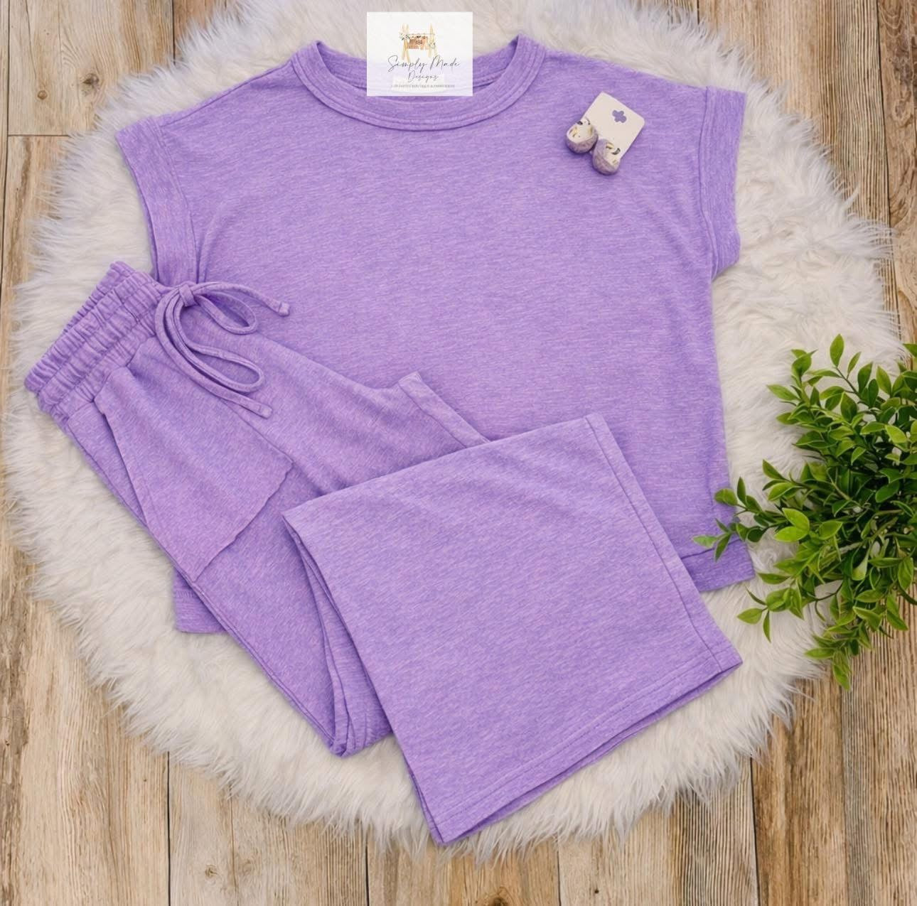 Lavender pant set