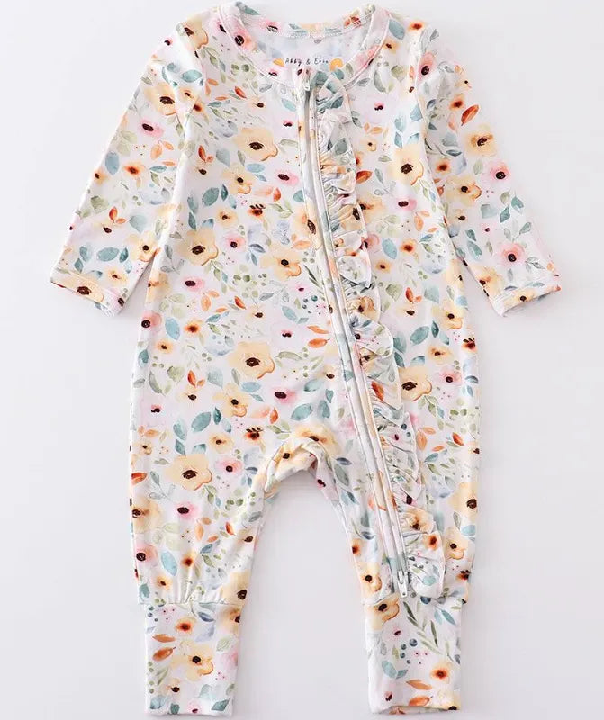 Floral bamboo zippy