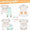 Watercolor pumpkin bummie girls set