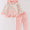 Girls pumpkin jogger set