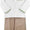 Smocked turkey boys pant set